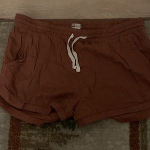 Very short beach shorts